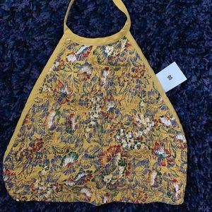 Urban outfitters floral halter top